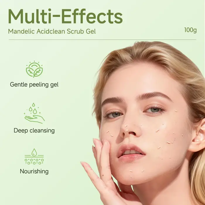 Gel nettoyant exfoliant à l'acide amandin