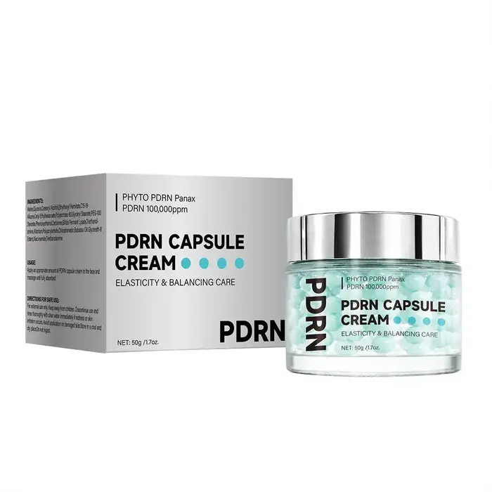 Crème hydratante pour le visage au peptide PDRN, anti-âge, raffermissante, avec acide hyaluronique, 