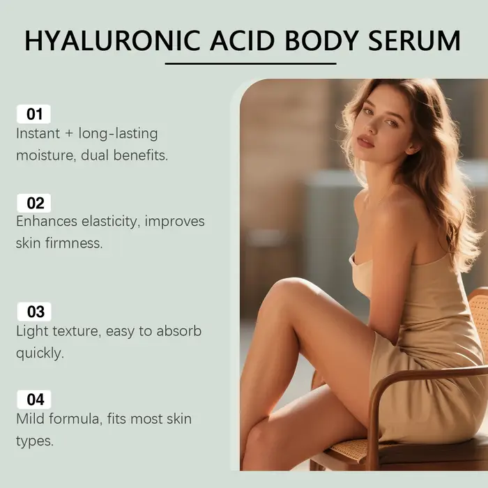 Sérum corporel à l'acide hyaluronique