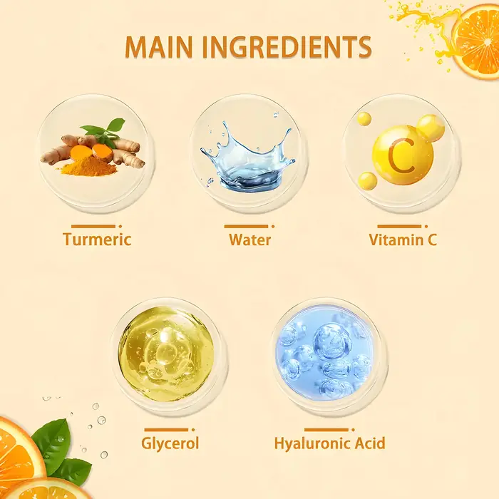 Bâton de soin visage et cou au curcuma et à la vitamine C – Formule éclaircissante et hydratante