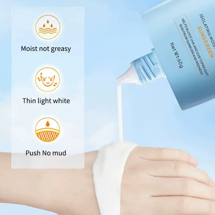 Crème solaire isolante SPF50 PA+++