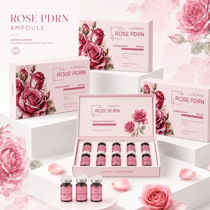 NOUVEAU Sérum PDRN Rose 2026 – Solution Liquide Hydratante Raffermissante Éclatante – Essence Faciale SANENDI PDRN Rose – Soin Coréen pour la Peau – 10 ampoules