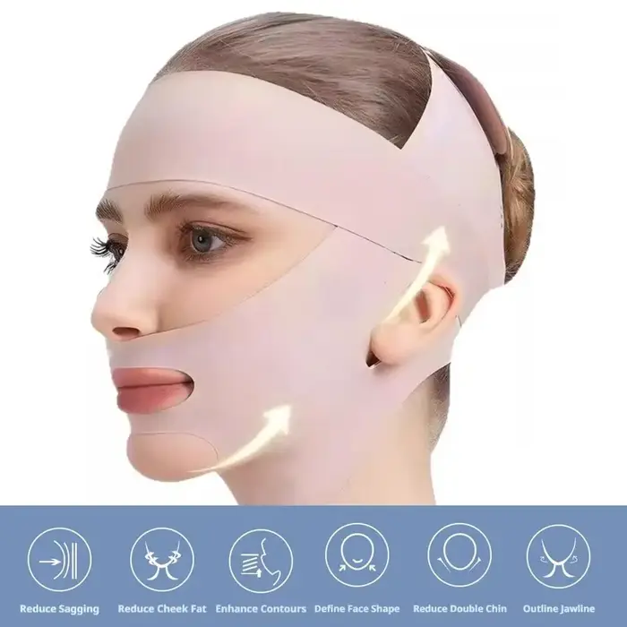 Masque de sommeil sculptant le visage