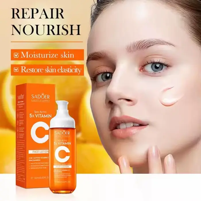 5xvitamine C éclaircissant sérum pour le visage