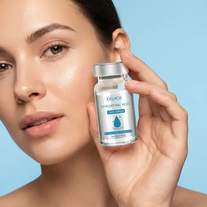 Sérum pour le visage à l'acide hyaluronique EELHOE 10 ml, essence hydratante profonde, lissante, écl