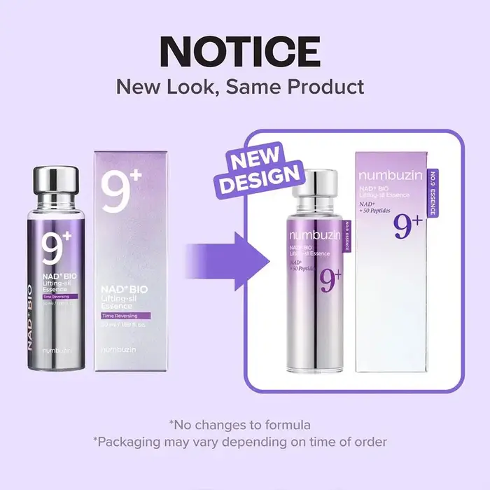 NAD + No.9 crème pour les yeux estompe les ridules liquide Essence ultrasonique supprimer les cernes Lifting-sil
