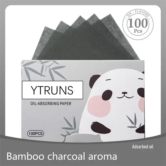 Papier absorbant d'huile parfumée pour hommes et femmes, thé vert, gardénia, camomille, µ, rose, cha