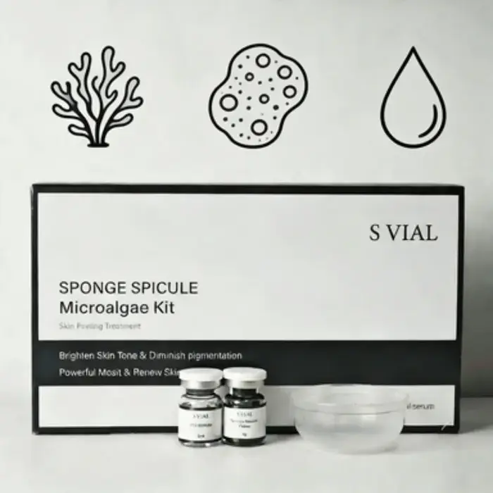 Kit de Microneedling Bio aux Spicules d'Éponge Régénération du Collagène Extrait Biologique Naturel