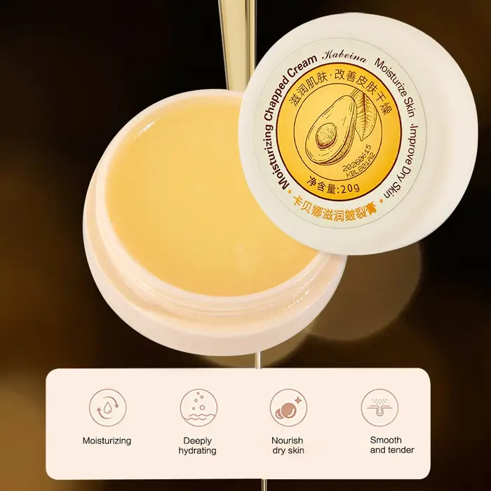 Baume hydratant intensive pour peau craquelée – Crème ultra hydratante pour pieds et mains pour talons secs et rugueux
