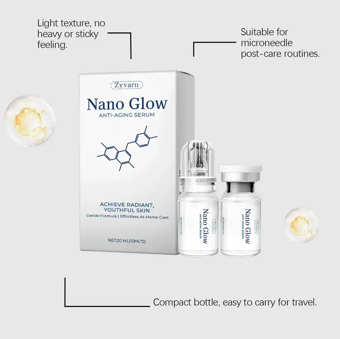 Sérum anti-âge à micro-aiguilles pour affiner les pores