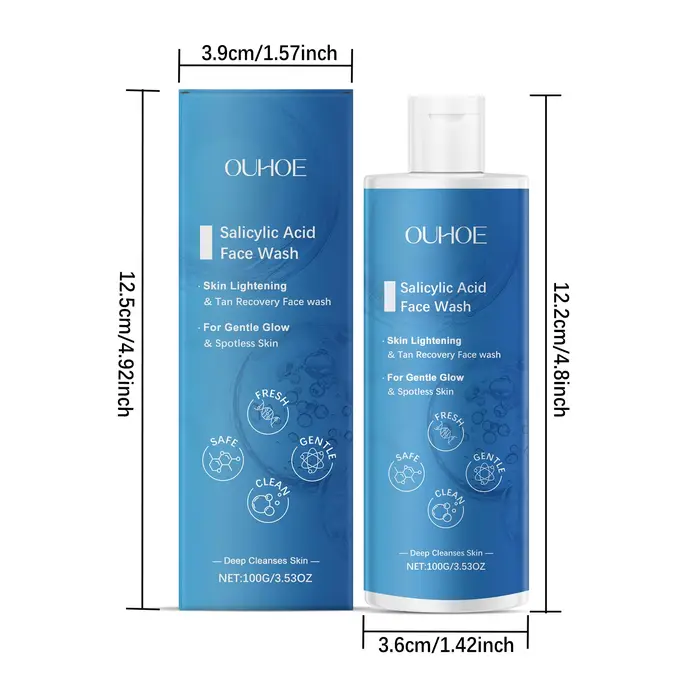 Nettoyant pour le visage à l'acide salicylique