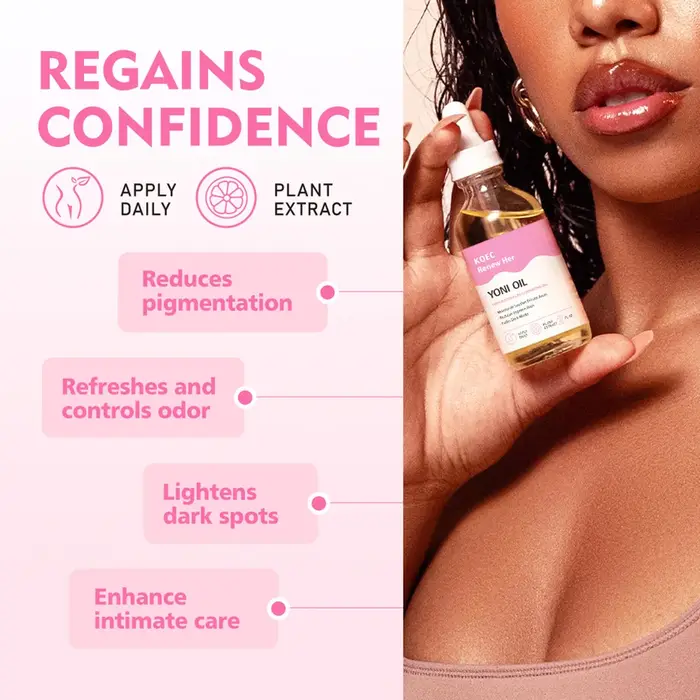 Huile féminine naturelle Huile vaginale hydratante pour le soin du vagin