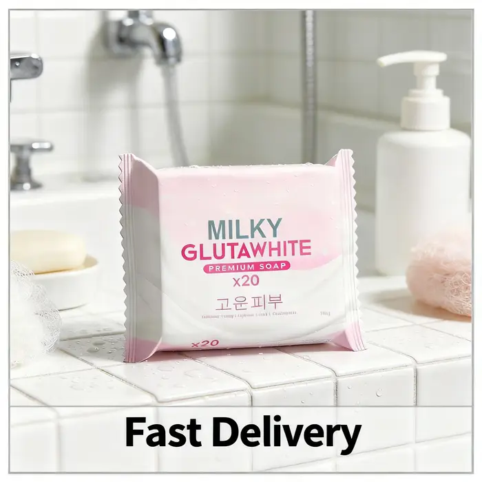 Savon coréen MILKY GLUTAWHITE Premium