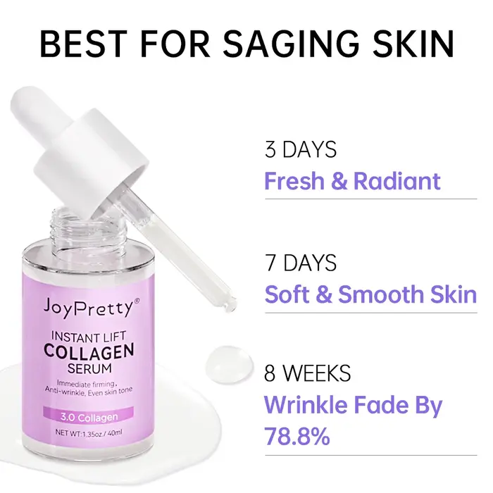 Sérum de collagène hydratant pour le visage