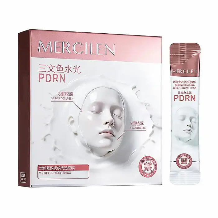 1/2 boîte de masque de nuit raffermissant Mercilen Water Light PDRN, hydratant, nourrissant, anti-âg