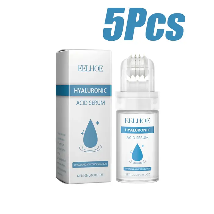 Sérum à l'acide hyaluronique avec micro-rouleau à micro-aiguilles de 0