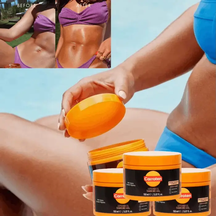 Gel Bronzant Intensif à la Carotte Apaisant