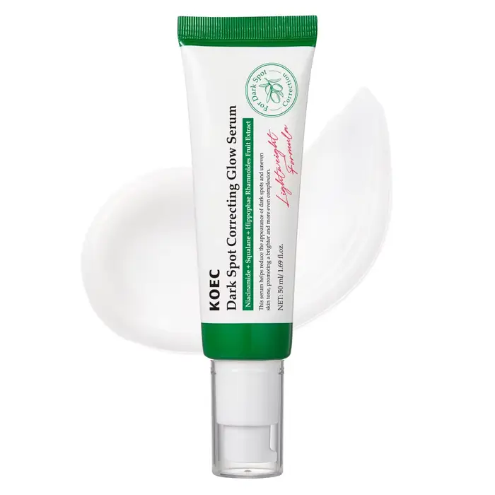 Sérum Éclaircissant Anti-Taches 50ml Hydratant Apaisant Unifiant le Teint Améliore l'Élasticité Niacinamide Squalane