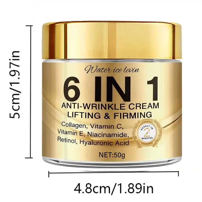 Crème anti-rides 6-en-1. Liftant