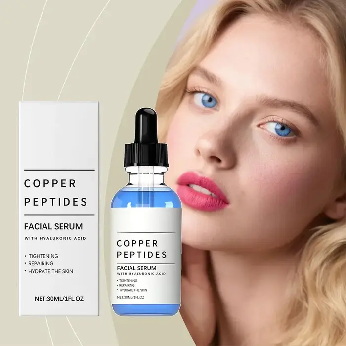 Sérum facial aux peptides de cuivre