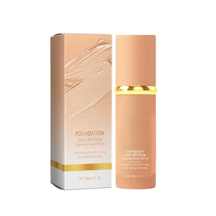 Fond de teint liquide 4 en 1, maquillage, spectre de lumière, sérum de protection solaire, liquide h