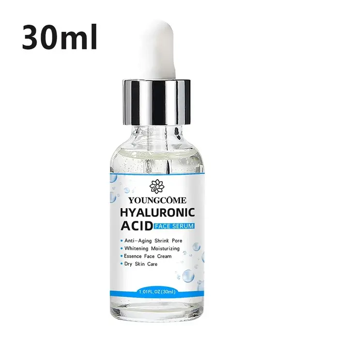 L'acide hyaluronique illumine le teint rétrécit le visage hydratant la peau sèche rendant votre peau