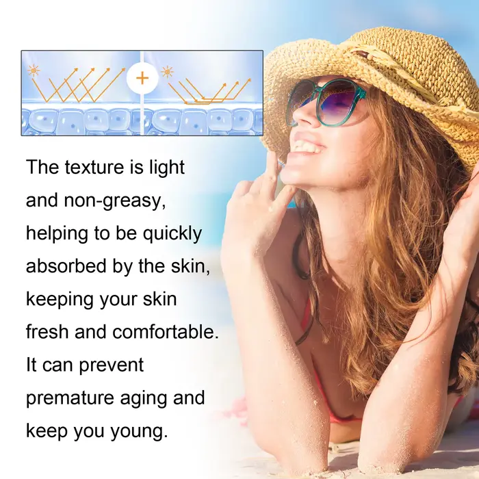 Crème solaire anti-cernes à l'acide hyaluronique