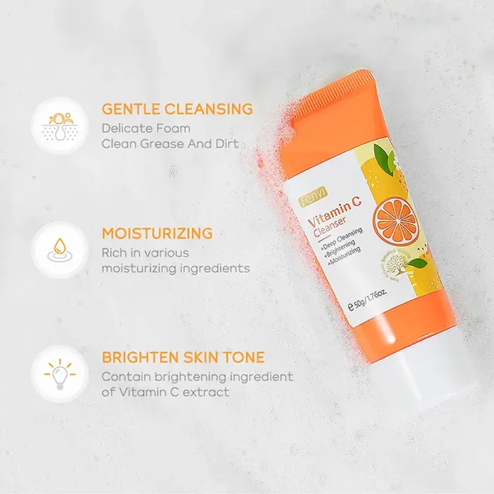 Nettoyant pour le visage à la vitamine C