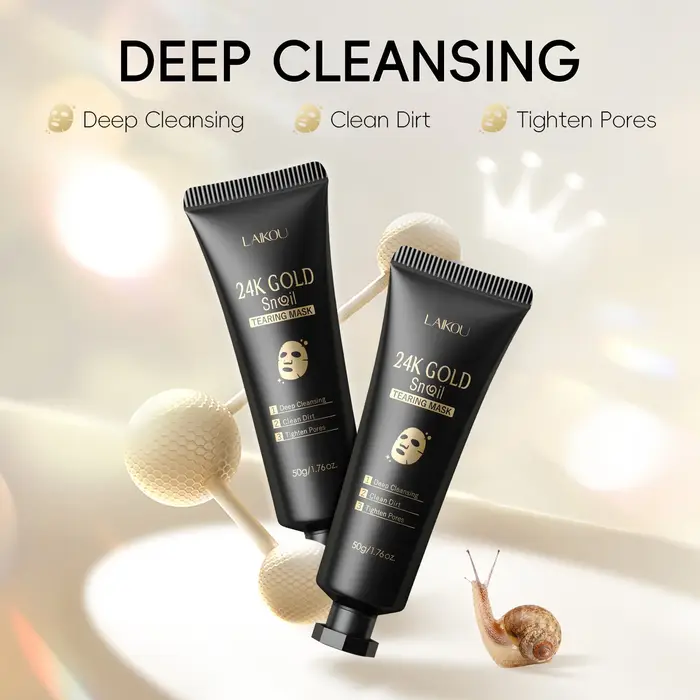 Masque peel-off Laikou 24K Gold Snail