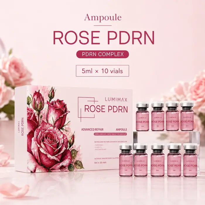 NOUVEAU Sérum PDRN Rose 2026 – Solution Liquide Hydratante Raffermissante Éclatante – Essence Faciale SANENDI PDRN Rose – Soin Coréen pour la Peau – 10 ampoules