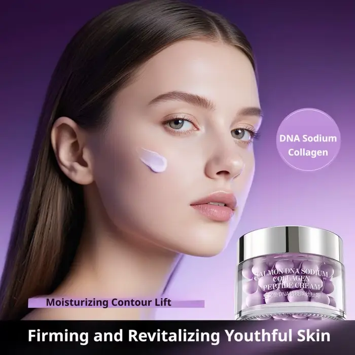 Crème anti-âge au collagène de saumon