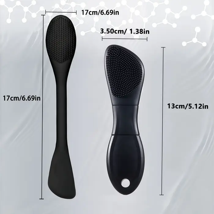 Applicateur de masque exfoliant pour le visage en silicone