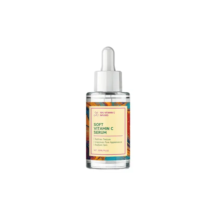 Sérum à la vitamine C revitalisant, éclaircissant, resserre les pores, hydratant, lissant, raffermis
