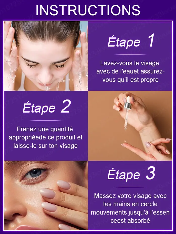 Pas de rides, 20 ans plus jeune