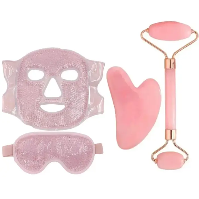 Ensemble de soins du visage 4 pièces : Masque en gel +