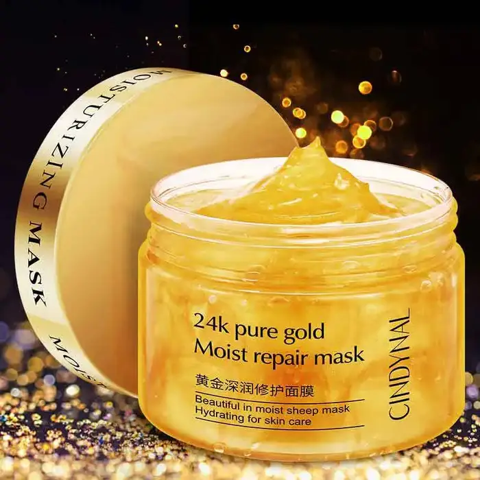 Masque réparateur humide en or pur 24k