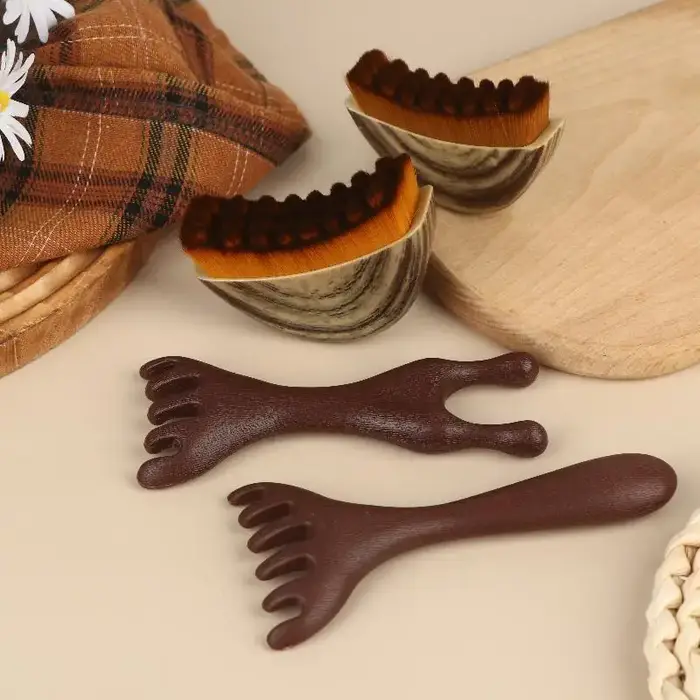 Brosse de massage lymphatique pour le visage
