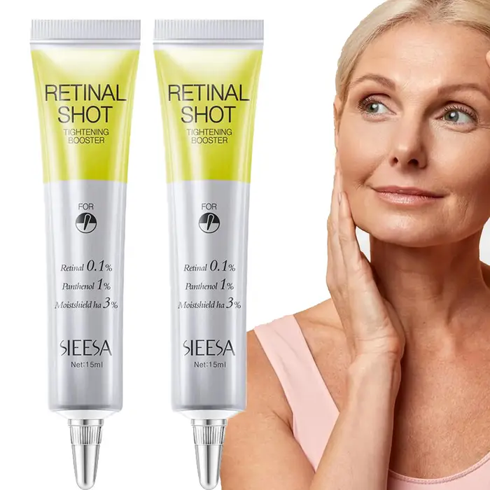 Crème Contour des Yeux Hydratante et Raffermissante Retinal Shot 0.1% – Soin Coréen Anti-Rides Instantané Visage et Cou