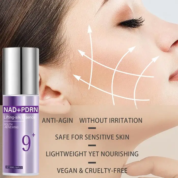 Non. Sérum Visage Liftant BIO 9+ NAD+ 50ml – Complexe Multi-Peptides Éclaircissant
