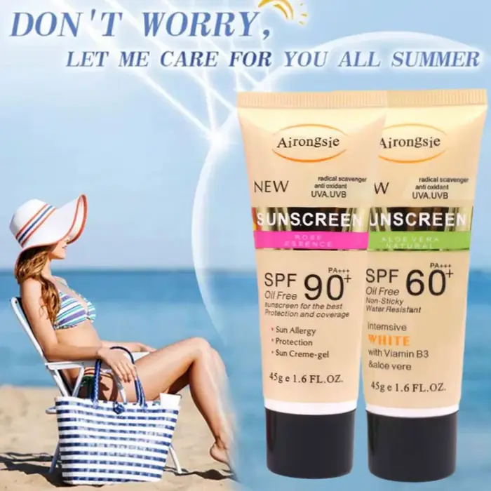 45g crème solaire pour le visage SPF 60/SPF 90