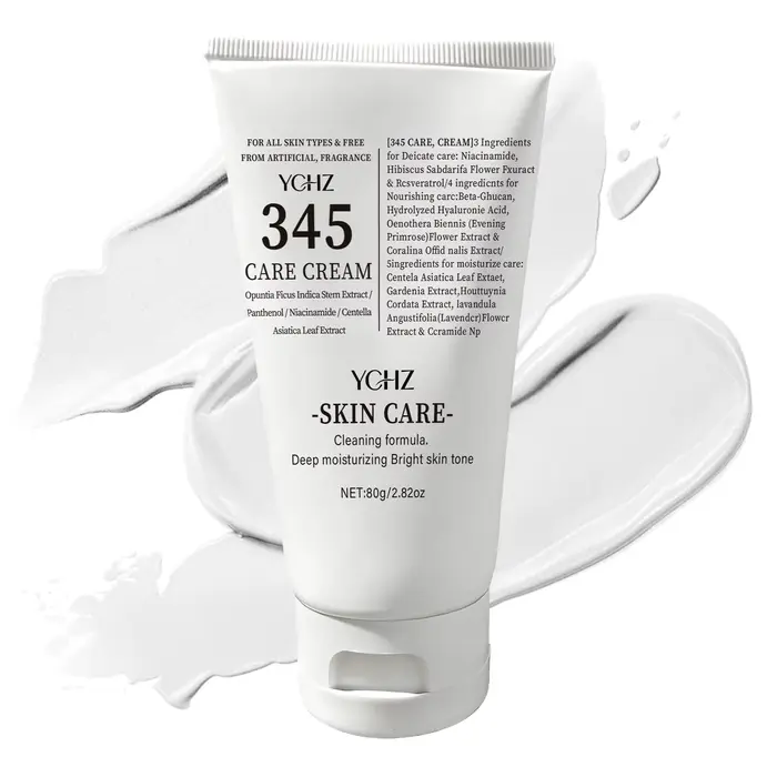 Crème pour le visage 345 - Crème de nuit, réduit les ridules et les taches brunes, sans alcool, conv