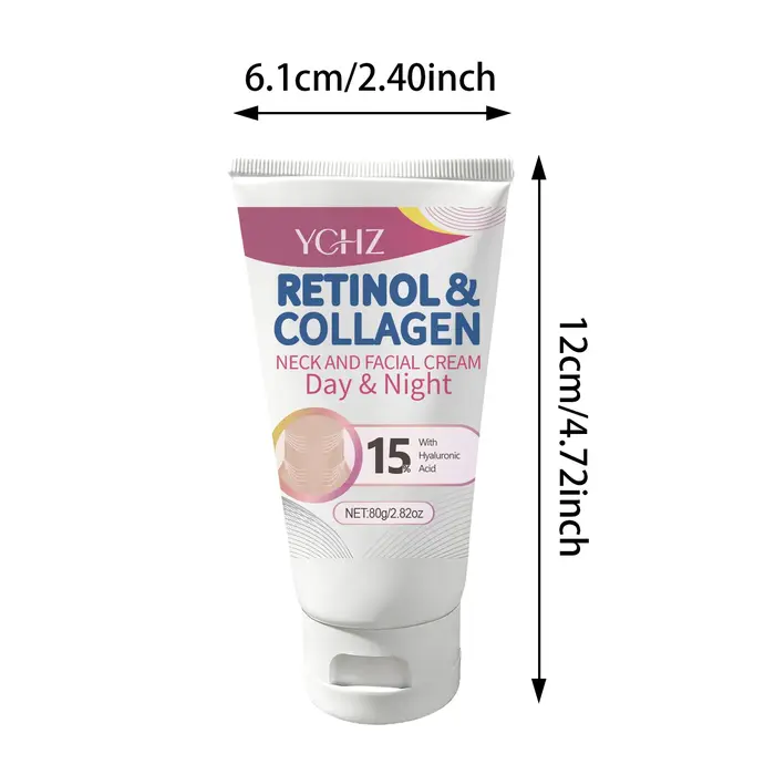 Crème raffermissante pour le cou au rétinol et au collagène - Hydratant facial au complexe