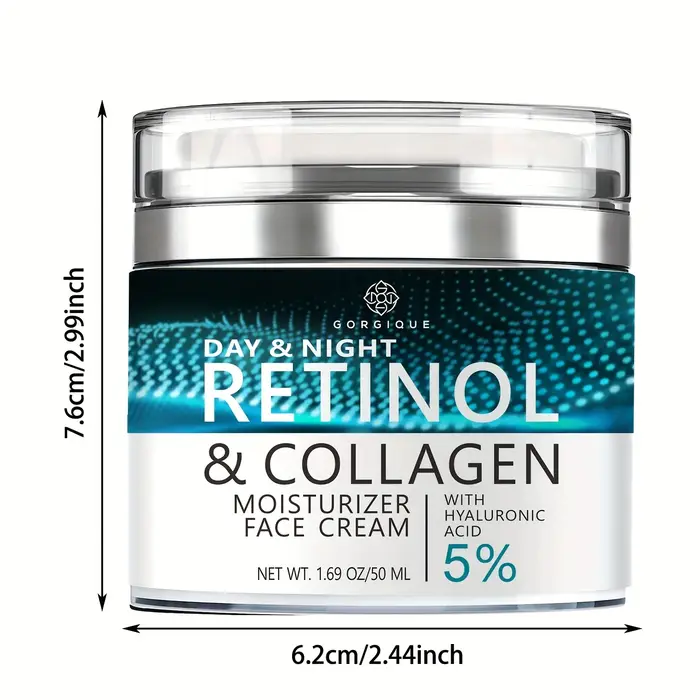 Crème hydratante pour le visage Gorgique au rétinol