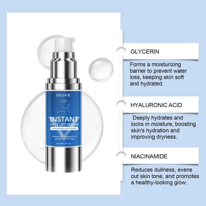 Sérum liftant instantané pour le visage