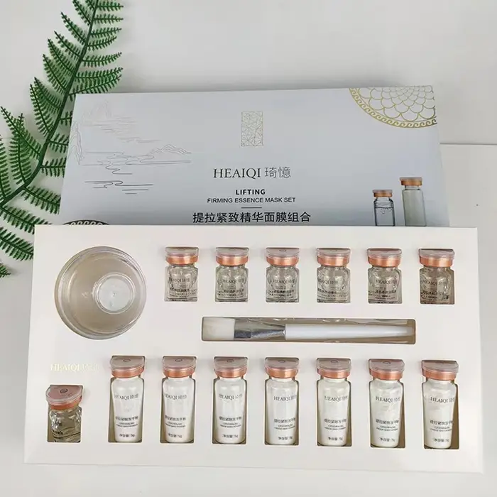 Masque facial coréen à l'acide hyaluronique et au collagène