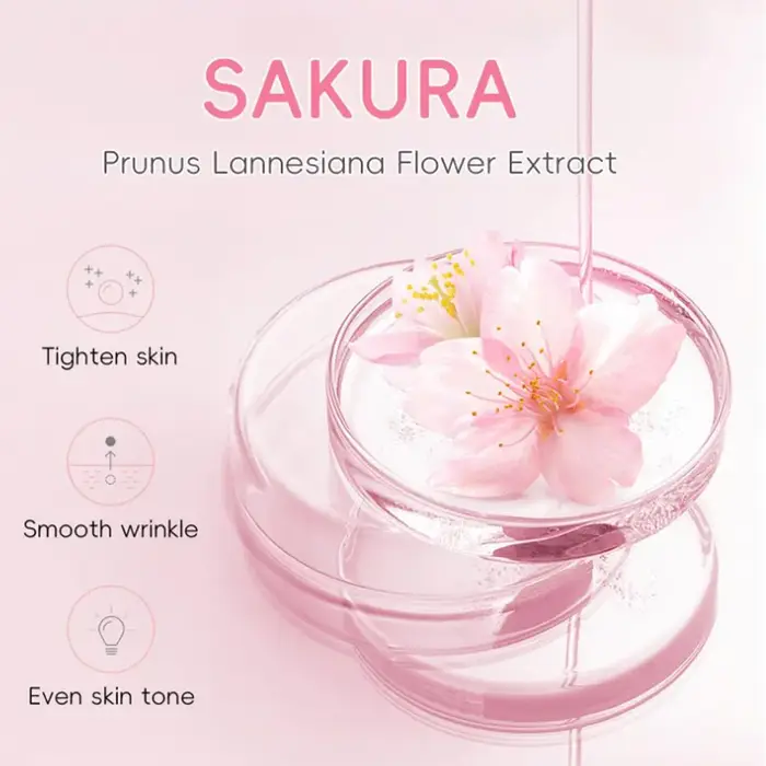 LAIKOU Essence fluide pour le visage à la fleur de cerisier