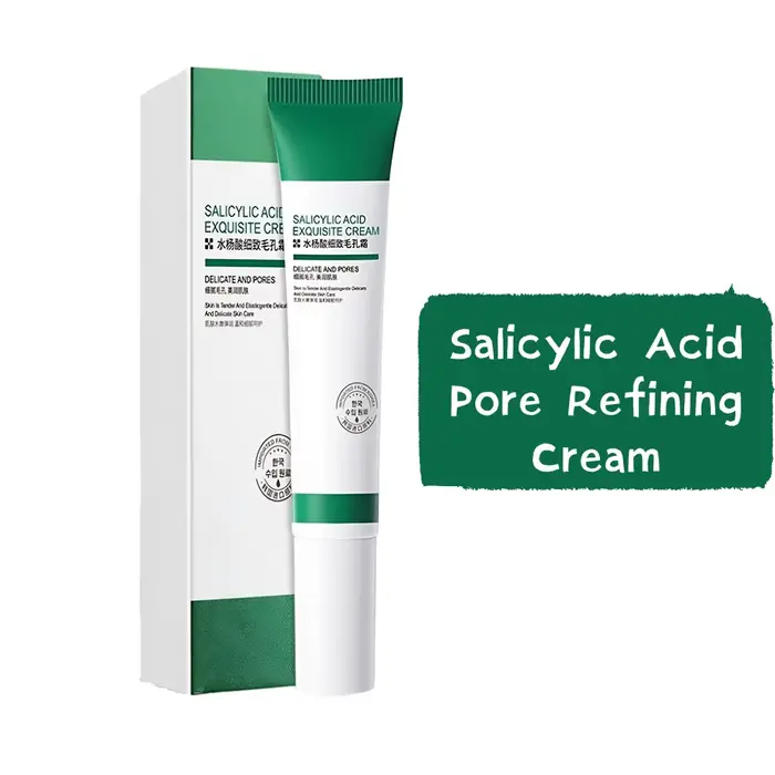 Sérum à l'acide salicylique, traitement de l'acné, Pores lisses, blanchissant pour peau grasse, prod