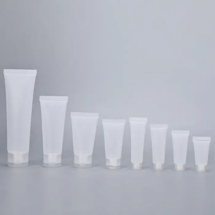 Tube Souple en Plastique Givré pour Crème à Presser