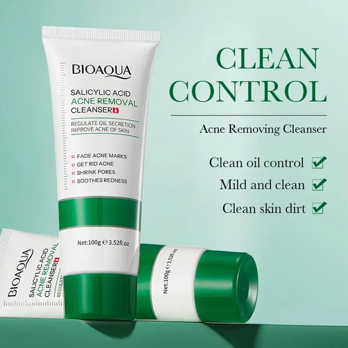 Crème Traitante Anti-Acné à l'Acide Salicylique : Régule la Sécrétion de Sébum, Minimise les Pores, Apaise les Rougeurs Irritées, Élimine les Boutons, Répare la Peau