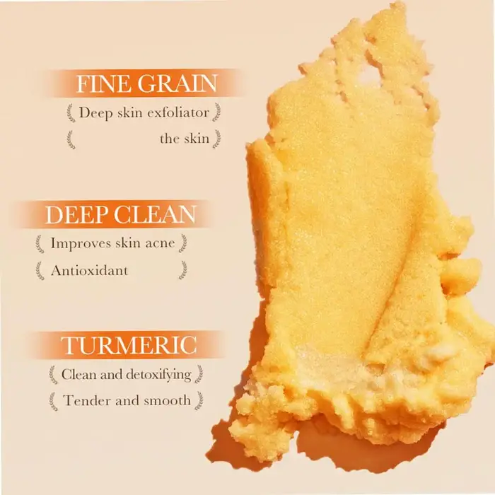 Gommage éclaircissant au curcuma